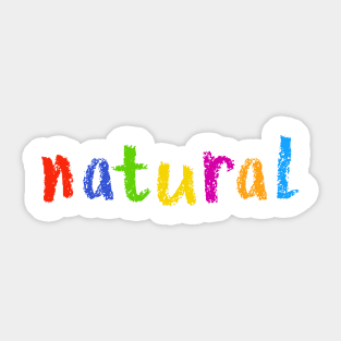 natural Sticker